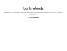 Tablet Screenshot of bankrefunds.net
